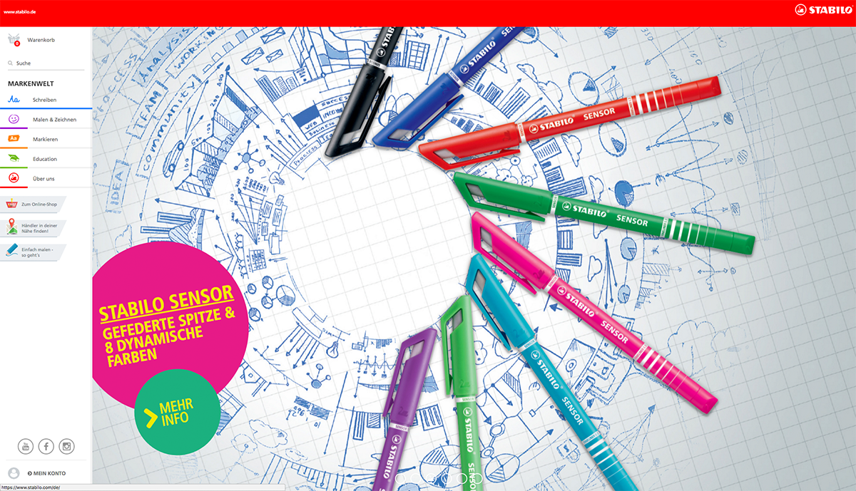 Stabilo Shop Homepage